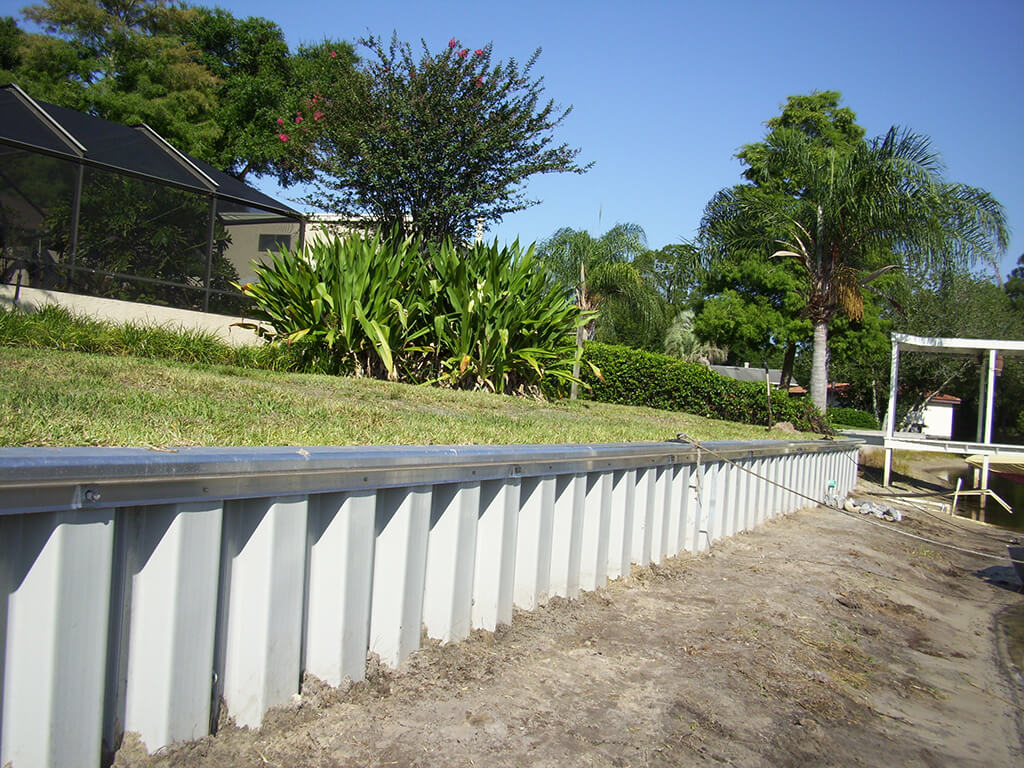 Sheet Pile Retaining Wall-Retaining Wall Pros of Palm Beach